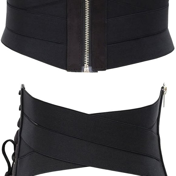 Women\'s Fashion Elastic Stretch Wide Band Waspie main image 4